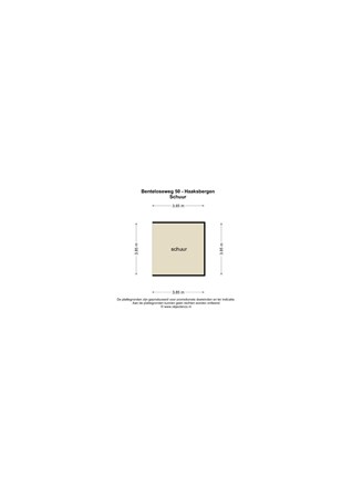 Floorplan - Benteloseweg 50, 7482 PN Haaksbergen